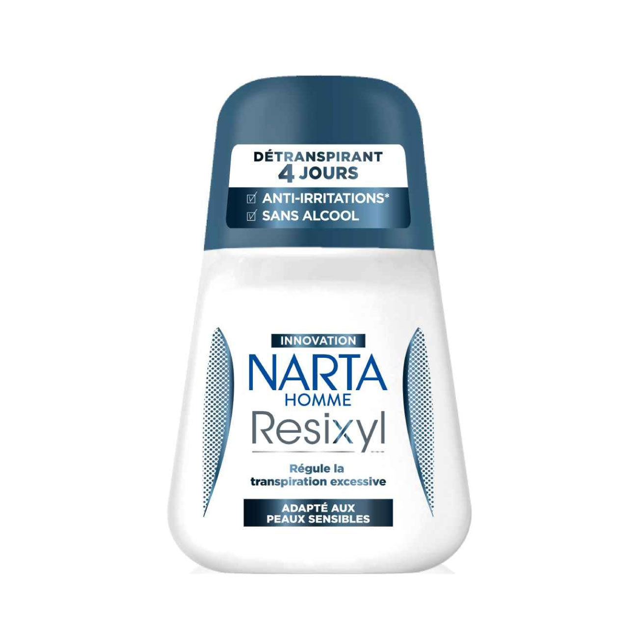 Resixyl - Roll On Deodorant for Sensitive Skin & Excessive Sweating - 48H Anti-Perspirant Protection - For Men - 50 ML